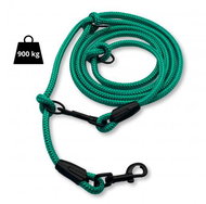 PafDog switchable adjustable leash 8 mm, 5 m, emerald green - Leash