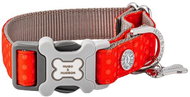Hugo & Hudson Collar red with polka dots, size S - Dog Collar