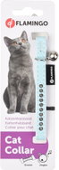 Flamingo Monte Carlo Obojek s rolničkou pro kočky modrý - Cat Collar