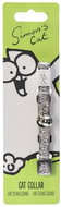 Karlie Simon's Cat Obojek šedý pro kočky 20 - 30 cm × 10 mm - Cat Collar
