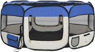 Shumee Foldable Nylon Playpen with Bag, Blue - Dog Playpen