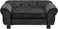 Shumee Plush dog sofa dark grey 72 × 45 × 30 cm - Bed