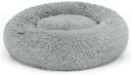TEXTILOMANIE Plyšový pelíšek pro psy 60 cm světle šedý - Bed