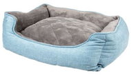 DUVO+ Soft rectangular dog bed black-blue S 53 × 42 × 18 cm - Pet Bed