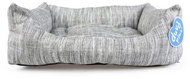 DUVO+ Soft dog bed with extra thick cushion 45 × 30 × 15 cm grey - Pet Bed
