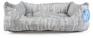 DUVO+ Soft dog bed with extra thick cushion 110 × 85 × 22 cm grey - Pet Bed
