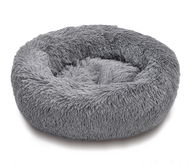 Petproducts Kulatý fluffy 101 × 20 cm šedý  - Pelíšek