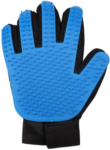 Merco Pet Glove combing gloves - set of 4, blue - Deshedding Glove - Main image