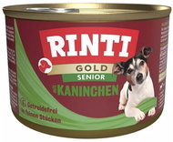 Finnern Rinti Gold Canned Senior Rabbit 4 × 185 g - Canned Dog Food