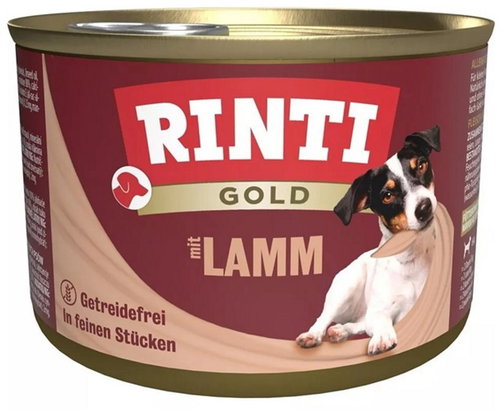 Finnern Rinti Gold Canned Lamb 4 × 185 g - Canned Dog Food - Main image