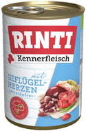 Finnern Rinti Canned Poultry Hearts 3 × 400 g - Canned Dog Food