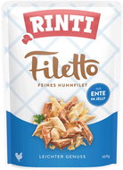 Finnern Rinti Filetto Capsule Chicken + duck in jelly 6 × 100 g - Dog Food Pouch