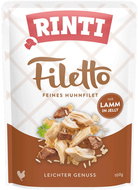 Finnern Rinti Filetto Capsule Chicken + lamb in jelly 6 × 100 g - Dog Food Pouch
