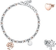 La Petite Story Gift set bracelet and two single earrings, steel LPS20ASF01 - Jewellery Gift Set