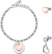 La Petite Story Gift set bracelet and two single earrings, steel LPS20ASD04 - Jewellery Gift Set