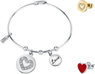 La Petite Story Gift set bracelet and two single earrings, steel LPS20ASD06 - Jewellery Gift Set