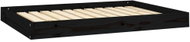 SHUMEE Dog bed black 101,5 × 74 × 9 cm solid pine - Pet Bed