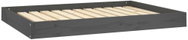 SHUMEE Dog bed grey 101,5 × 74 × 9 cm solid pine - Pet Bed