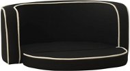 SHUMEE Rozkládací pohovka pro psy černá 76 × 71 × 30 cm len pratelná - Bed
