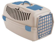 Stefanplast Gulliver 2 - 55 × 36 × 35 cm travertine white, plastic hole - Dog Carriers