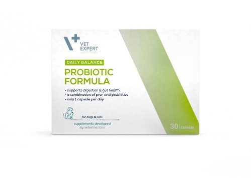VET EXPERT ProBiotic Formula 30 capsules, Twist Off - Food Supplement for Dogs - Main image