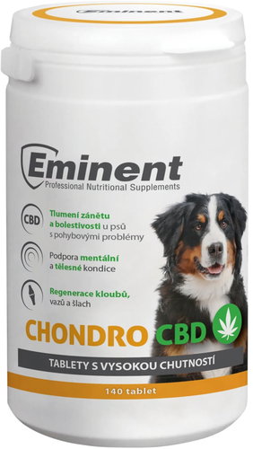 TEKRO Eminent Chondro CBD tablets, 140 tablets - Food Supplement for Dogs - Main image