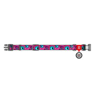 WAUDOG Collar nylon Blue Eyes QR (S/25-35 cm/1,5 cm) - Dog Collar