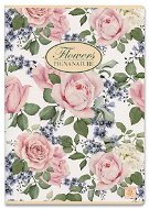 PIGNA Nature Flowers A4 genäht - liniert - Heft