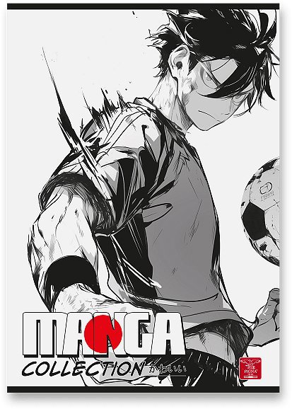 PIGNA Manga A4, vonalas, véletlenszerű motívum