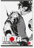 PIGNA Manga A4, vonalas, véletlenszerű motívum - Füzet