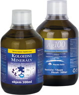 ACTION Colloidal Minerals 300ml + Ag100 10ppm 300ml - Minerals