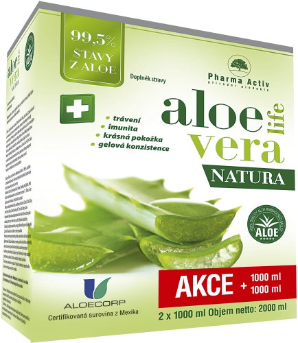 ALOE VERA Life Natura 2000 ml Hlavní obrázek ALOE VERA Life Natura 2000 ml - Doplněk stravy - Hlavní obrázek