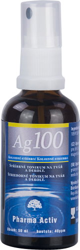 Colloidal Silver Ag 100 40ppm Spray 50ml - Colloidal Silver - Main image