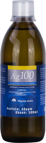 Colloidal Silver Ag100 40ppm 500ml - Colloidal Silver - Main image
