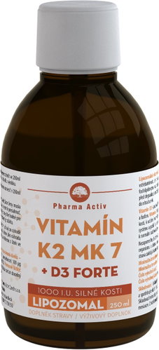 LIPOZOMAL Vitamin K2 MK7 + D3 1000 IU 250ml - Vitamin D3 - Main image