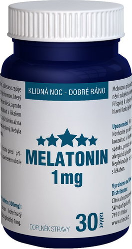 Melatonin 1mg 30 Tablets Clinical - Melatonin - Main image