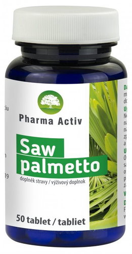 Saw Palmetto 1600 50 Tablets - Dietary Supplement - Main image