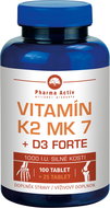 Vitamin K2 MK7 + D3 FORTE 1000 I.U. 125 Tablets - Vitamin D3
