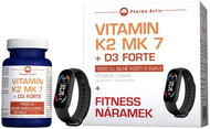 Pharma Activ Vitamin K2 MK 7 + D3 Forte 125 tablets + fitness bracelet - Vitamin K2