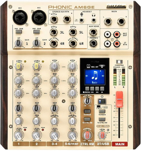PHONIC AM6GE - Mixážní pult - Hlavní obrázek