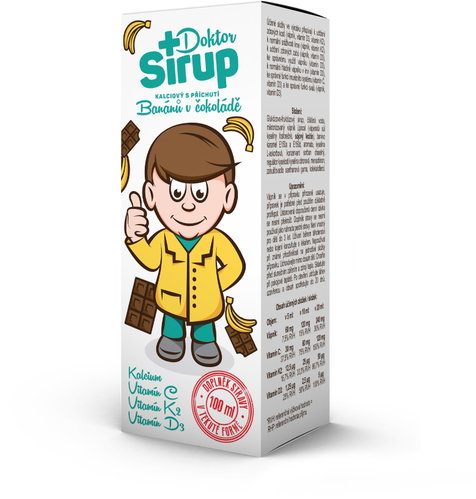 Doctor Calcium Syrup, Banana in Chocolate 100ml - Syrup - Main image