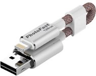 PhotoFast MemoriesCable Gen3 128GB strieborný - USB kľúč