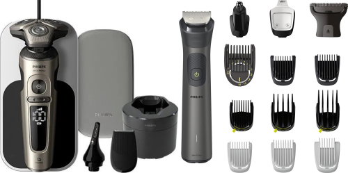 Philips Series 9000 Prestige Wet & Dry SP9883/36 + Philips Series 7000 MG7940/75 14in1 - Set - Main image