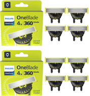 Philips OneBlade QP440/50 360 8 pcs - Replacement Blade Refill
