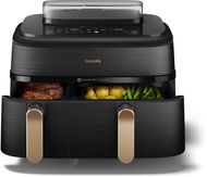 Philips 5000 Series Airfryer Dual Basket with steaming 9l NA552/00 - Hot Air Fryer