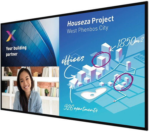 86" Philips 86BDL8051C Touch Windows - Großformat-Display - Hauptbild