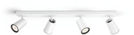 Philips 50574/31/PN Paisley bodové svítidlo 4× GU10 5,5 W bez zdroje IP20, bílé - Spot Lighting