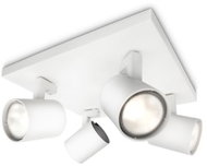 Philips 53094/31/12 Runner bodové svítidlo 4× GU10 20 W bez zdroje IP20, bílé - Spot Lighting