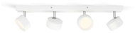 Philips Bracia bodové svítidlo LED 22 W 2200 lm 2700K 60 cm IP20, bílé - Spot Lighting