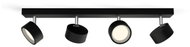 Philips Bracia bodové svítidlo LED 22 W 2200 lm 2700K 60 cm IP20, černé - Spot Lighting